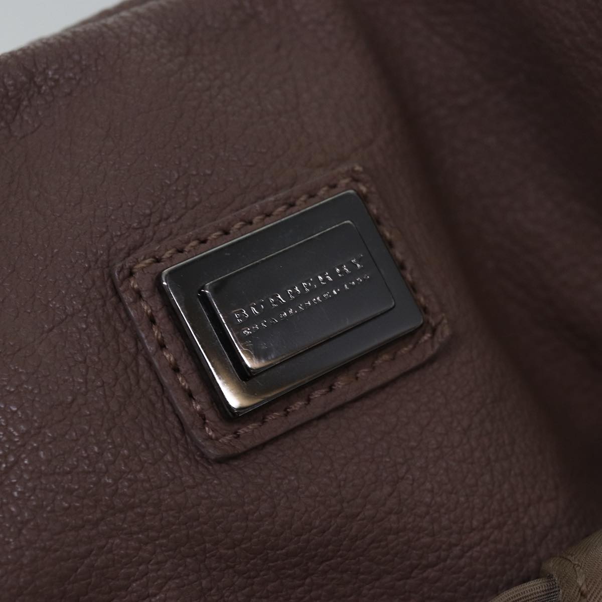 Burberry - Brown Leather Shoulder Bag