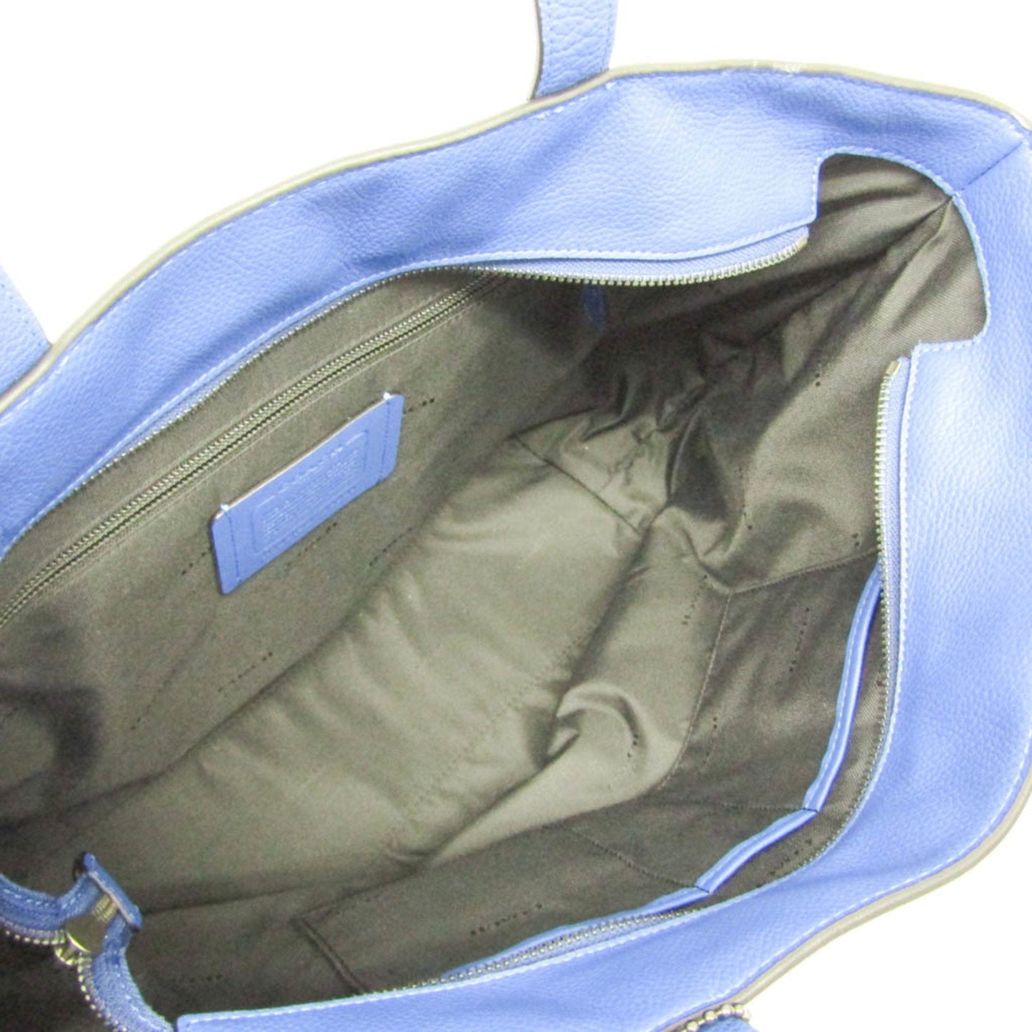 Coach Metropolitan Blue Leather Tote Bag