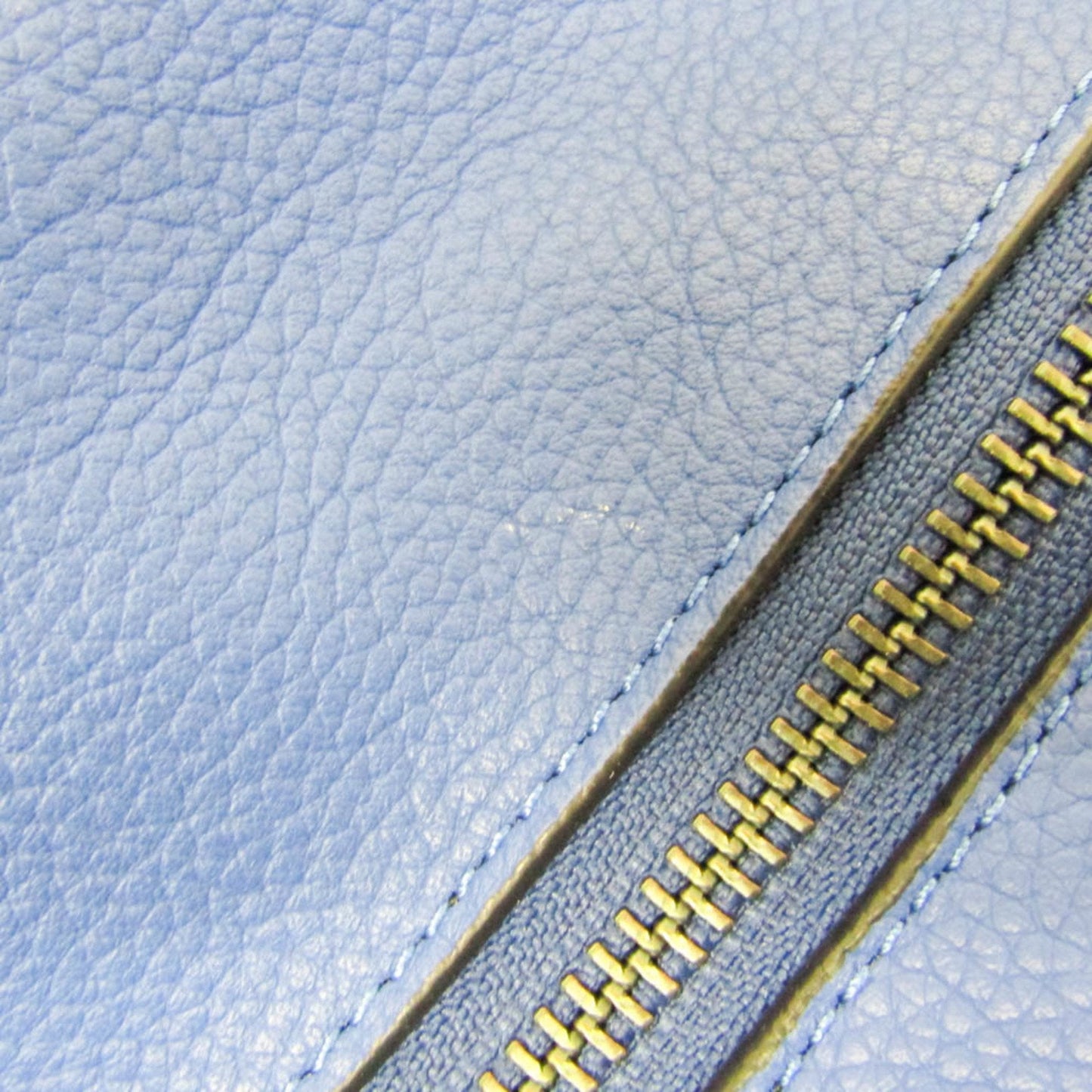 Coach Metropolitan Blue Leather Tote Bag
