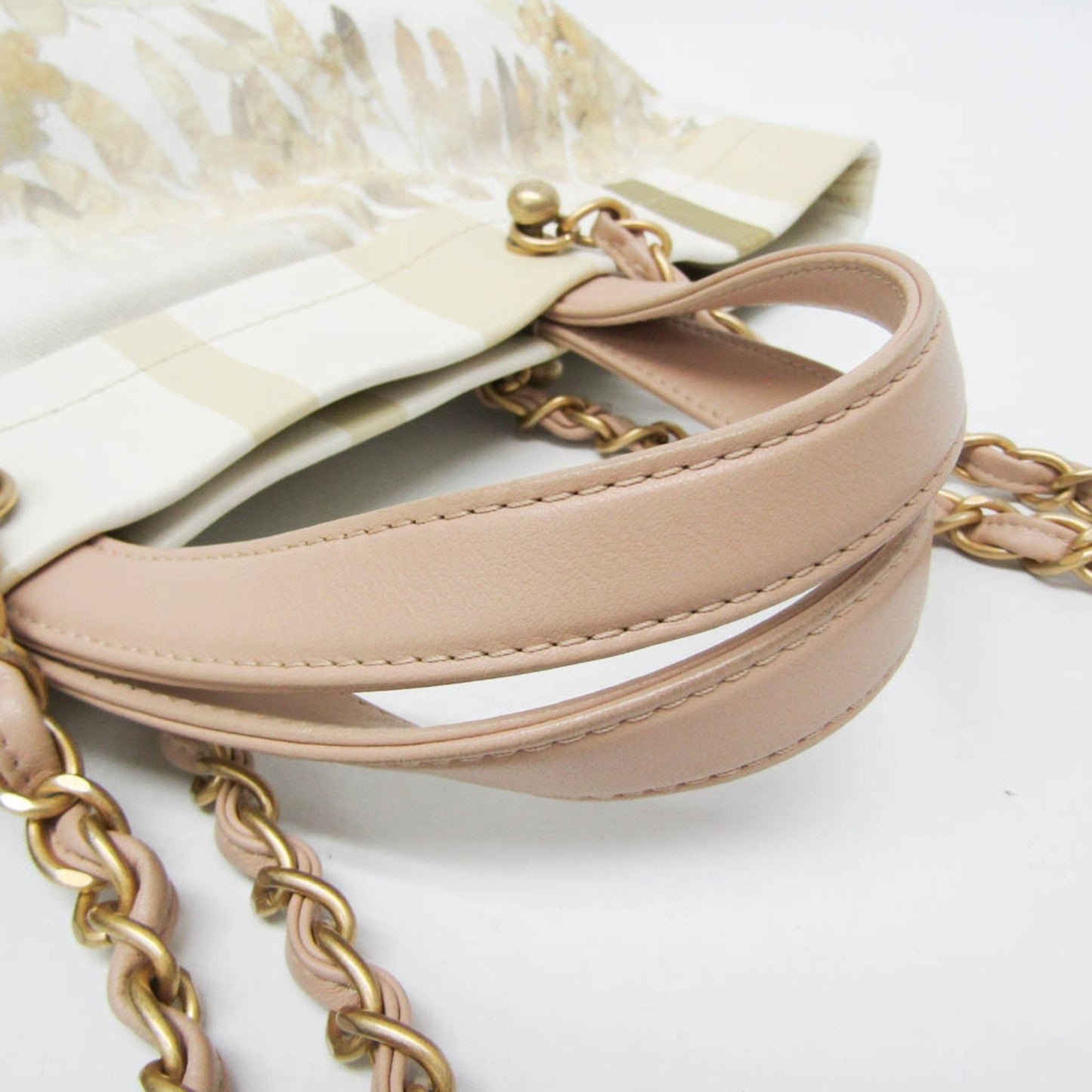 Chanel - Beige Canvas Tote Bag