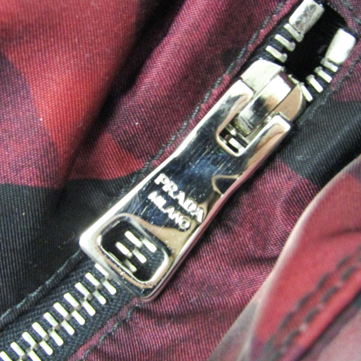 Prada -- Red Leather Shoulder Bag