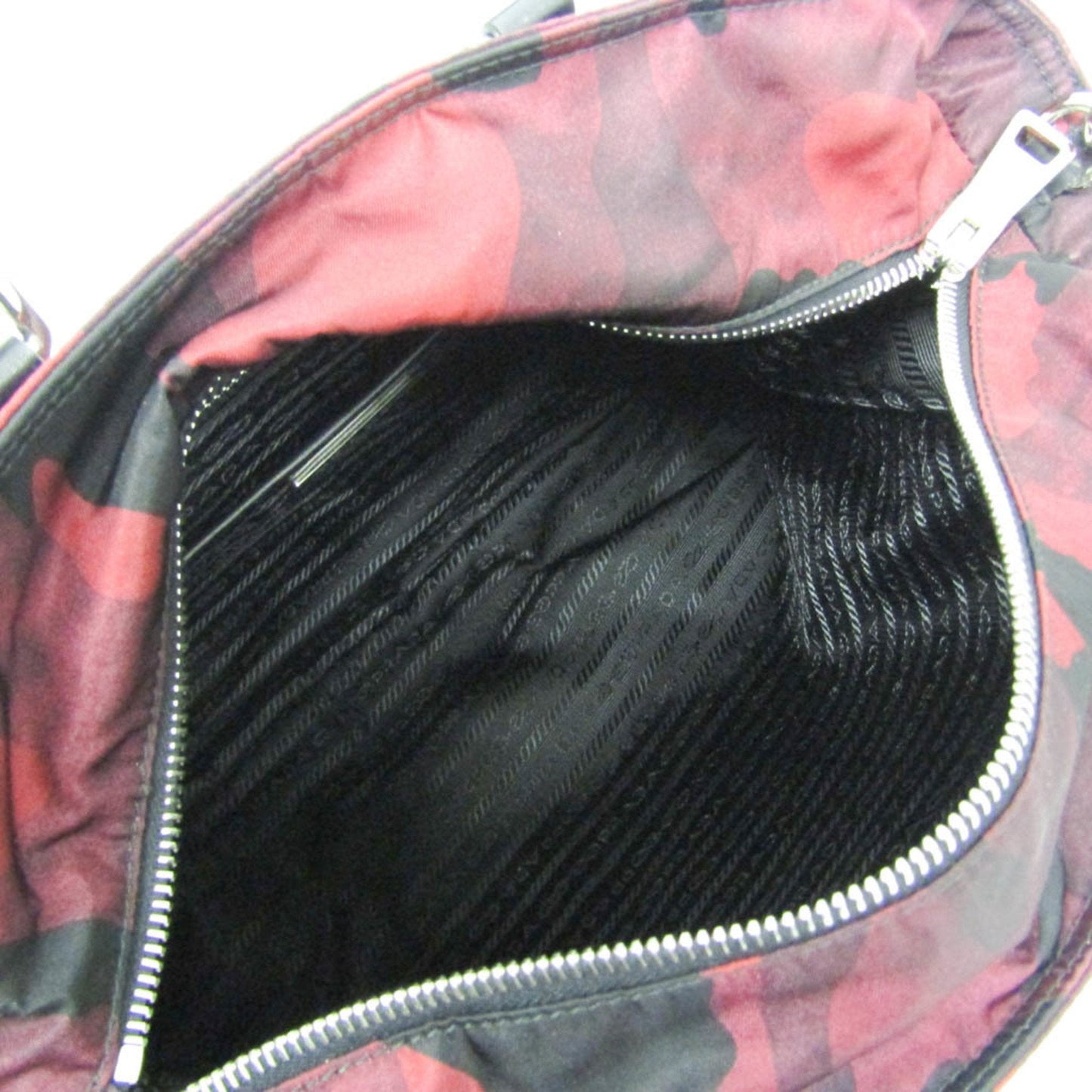 Prada -- Red Leather Shoulder Bag