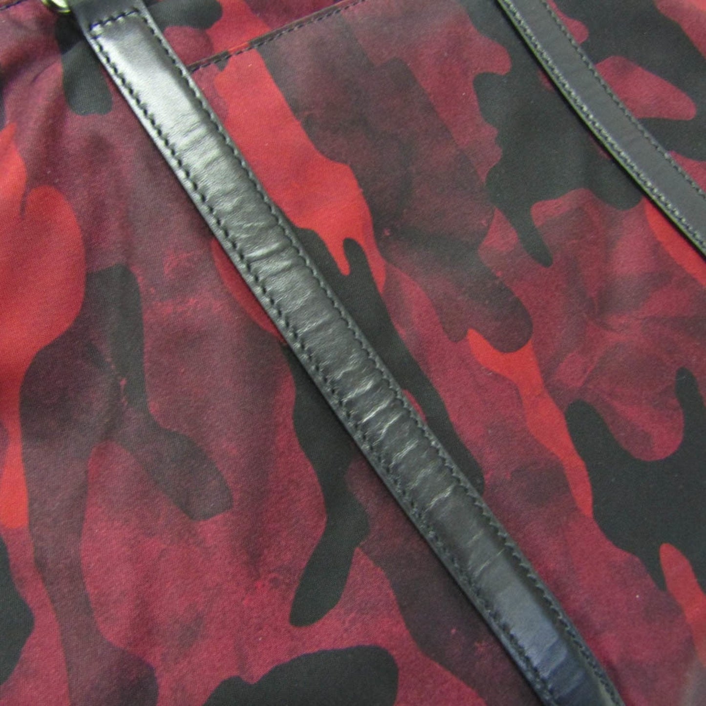 Prada -- Red Leather Shoulder Bag