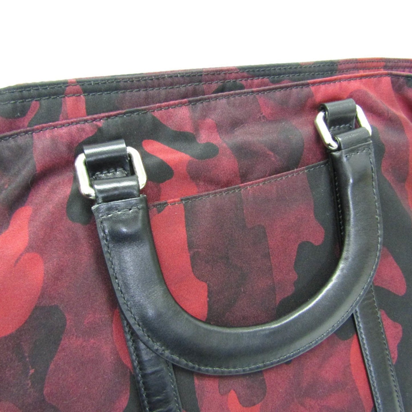Prada -- Red Leather Shoulder Bag