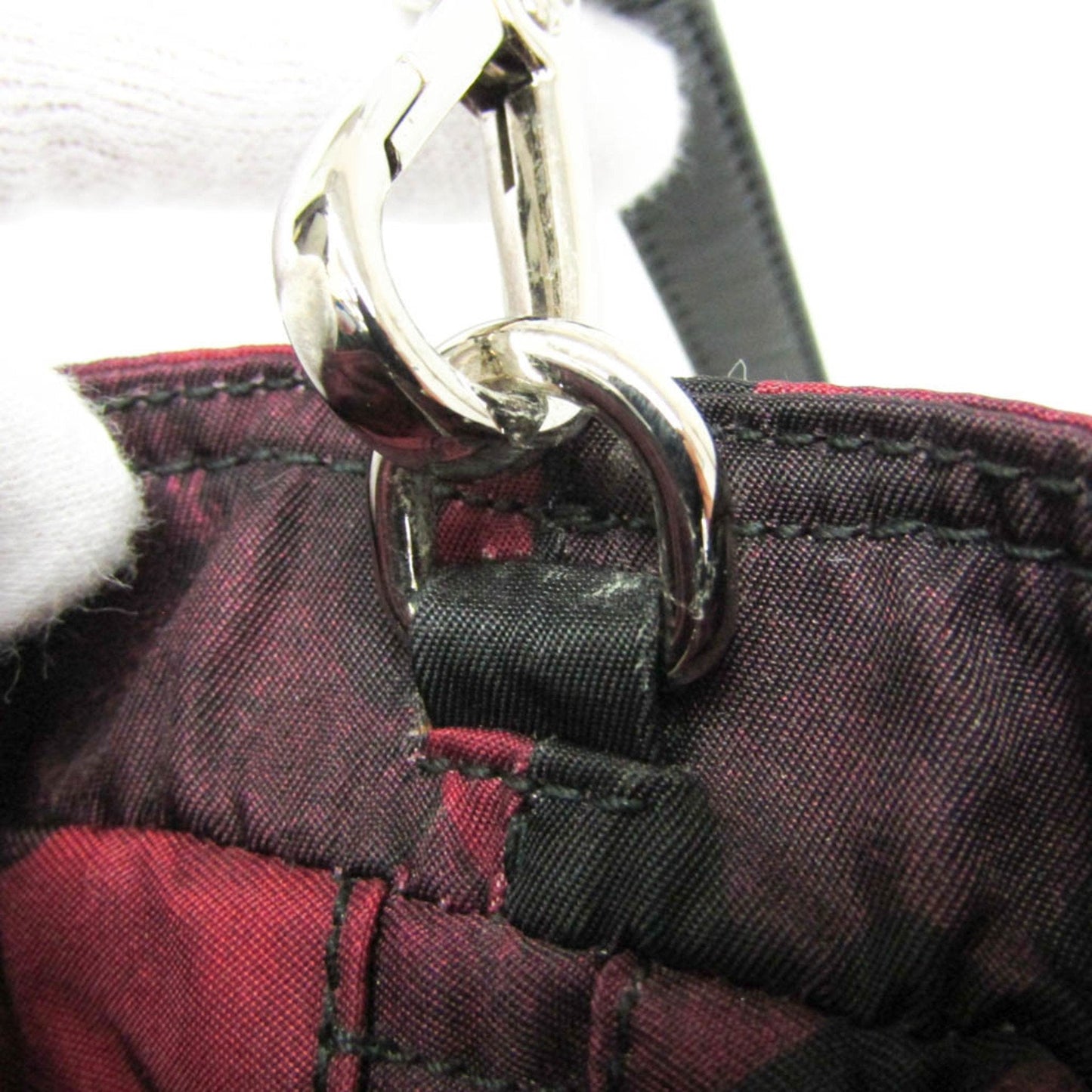 Prada -- Red Leather Shoulder Bag