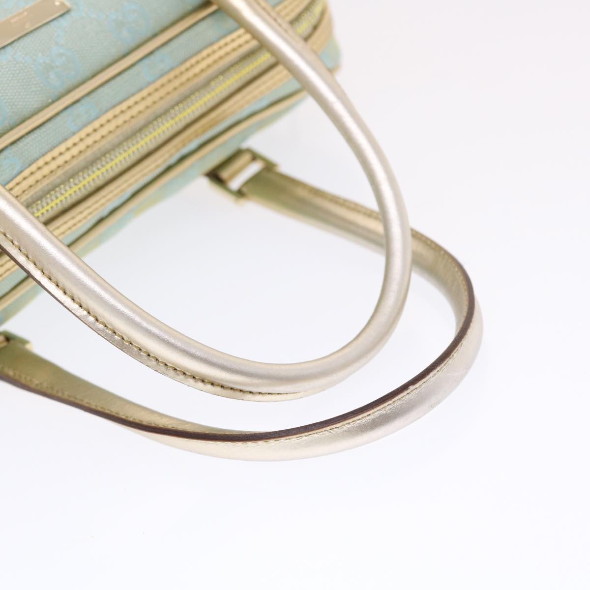 Gucci -- Blue Canvas Handbag