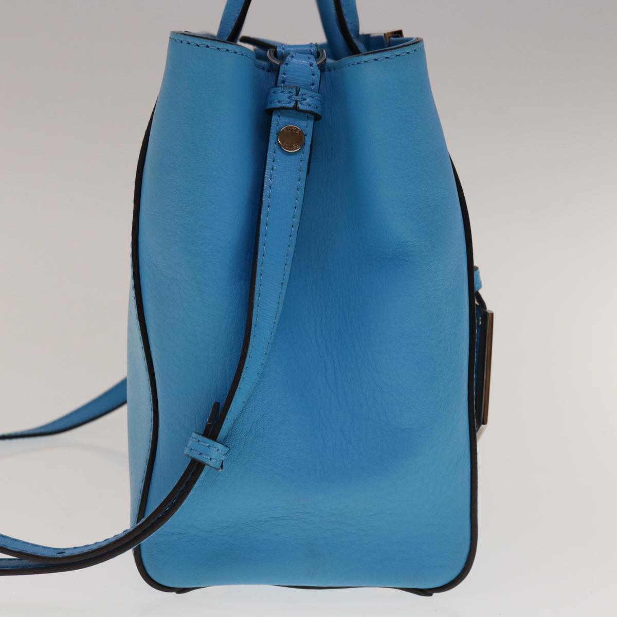 Fendi 2Jours Black Leather Handbag