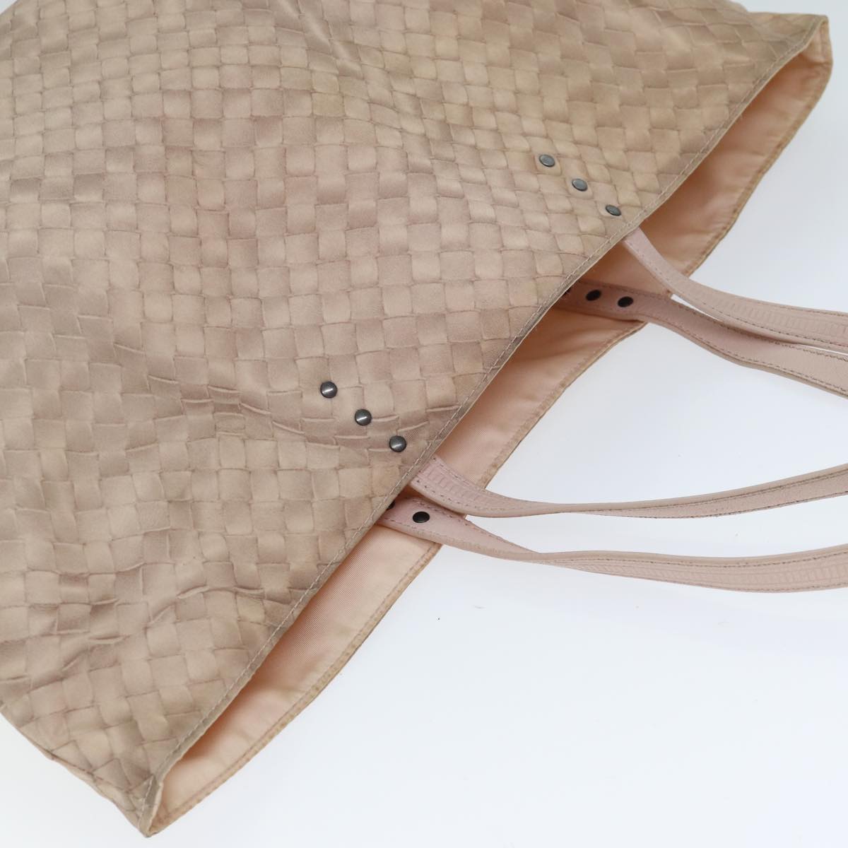 Bottega Veneta Intreccio Mirage Beige Synthetic Tote Bag