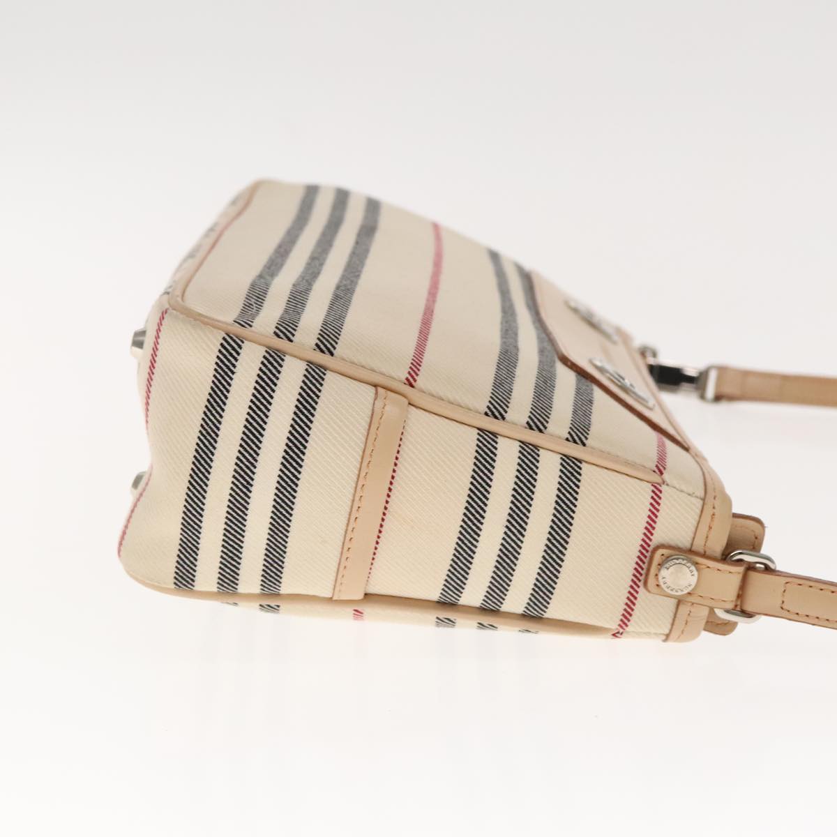 Burberry Beige Canvas Shoulder Bag