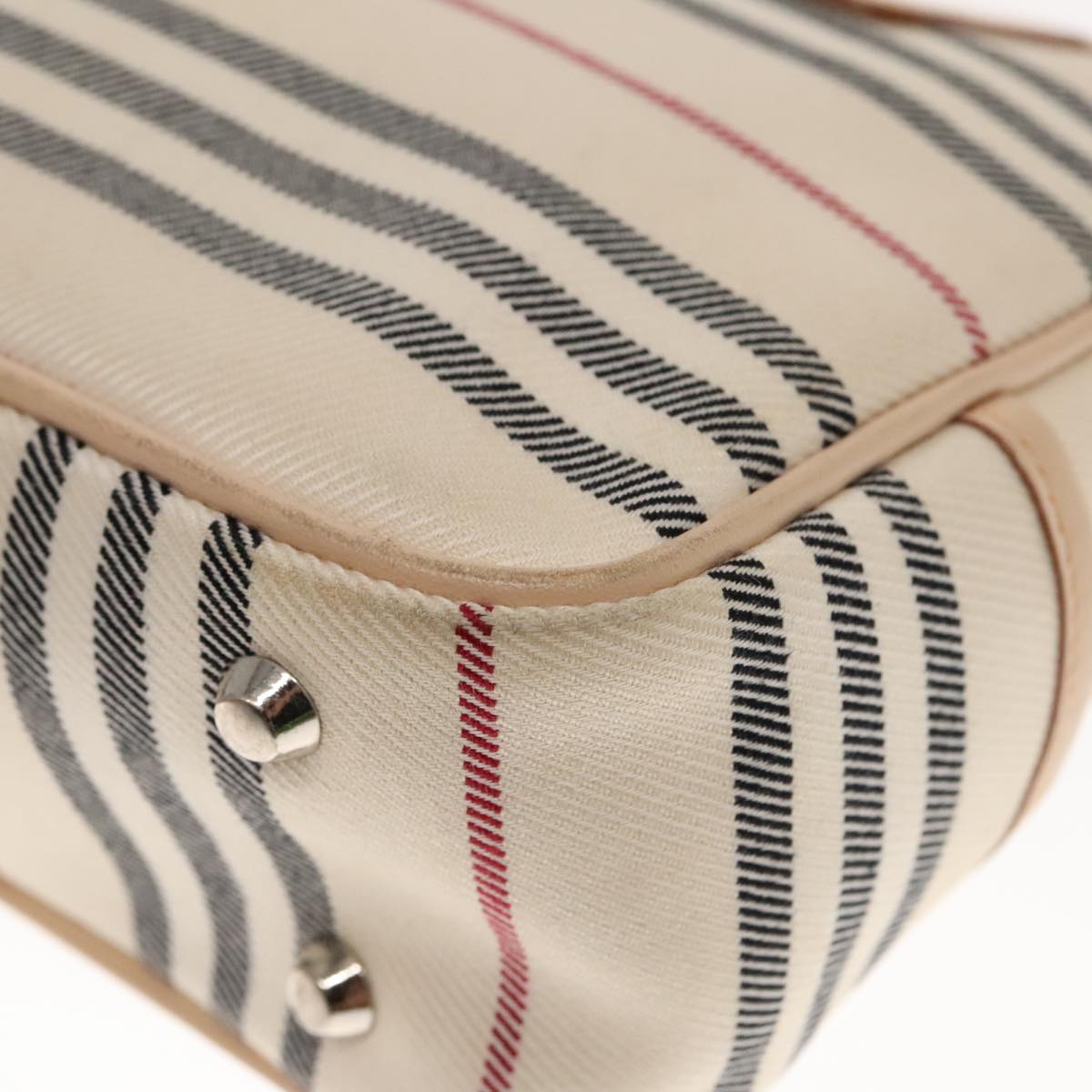 Burberry Beige Canvas Shoulder Bag