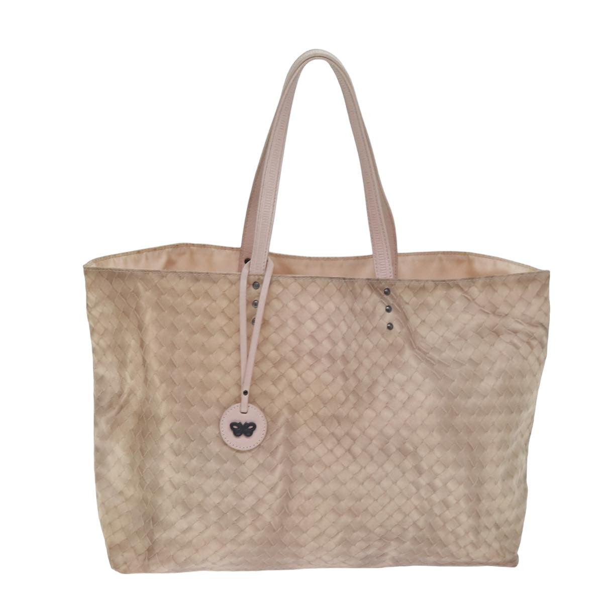 Bottega Veneta Intreccio Mirage Beige Synthetic Tote Bag