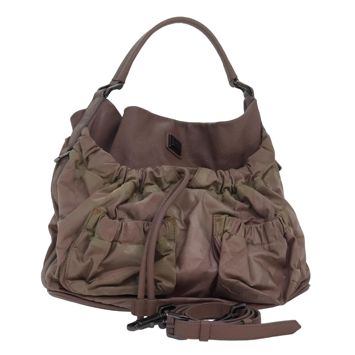 Burberry - Brown Leather Shoulder Bag