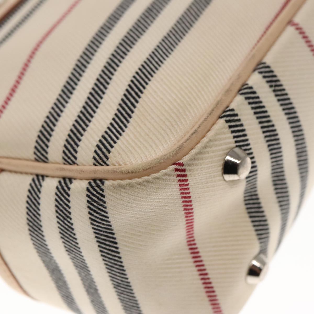 Burberry Beige Canvas Shoulder Bag
