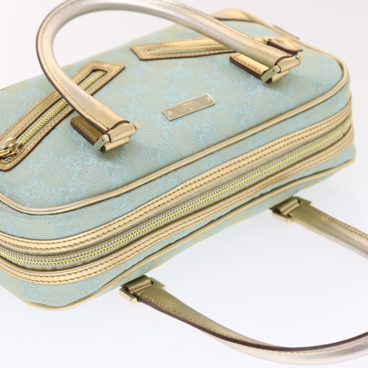 Gucci -- Blue Canvas Handbag