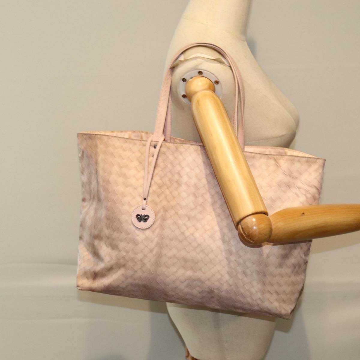 Bottega Veneta Intreccio Mirage Beige Synthetic Tote Bag