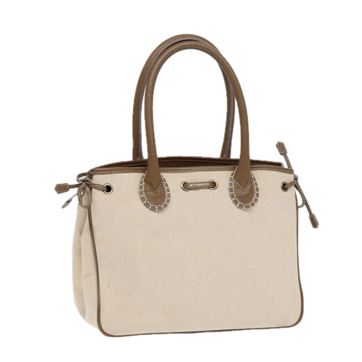 Burberry Beige Canvas Handbag