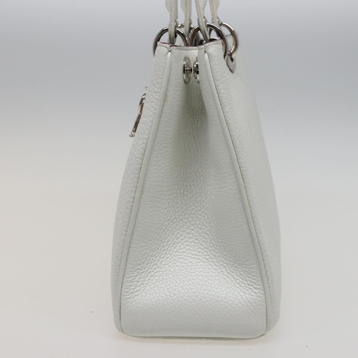 Dior Diorissimo White Leather Handbag