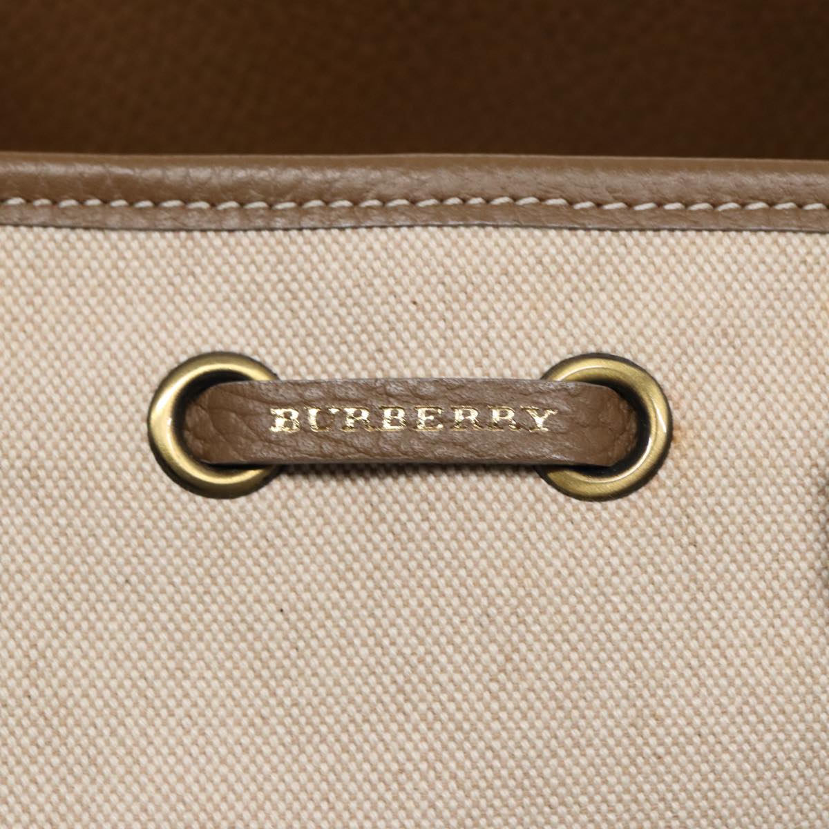 Burberry Beige Canvas Handbag