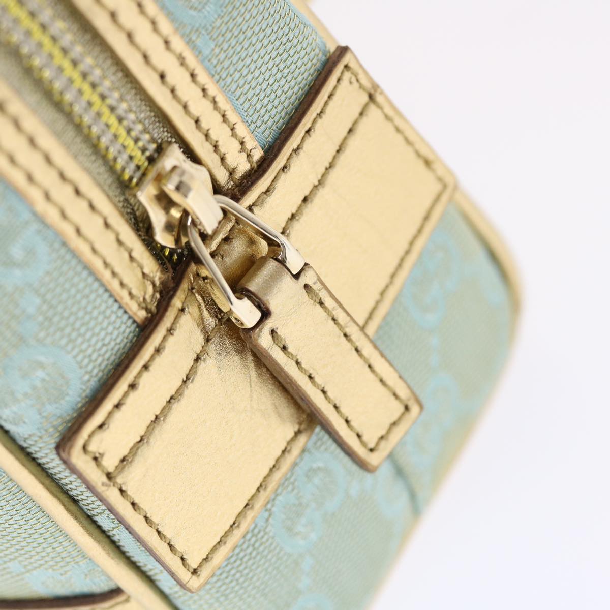 Gucci -- Blue Canvas Handbag