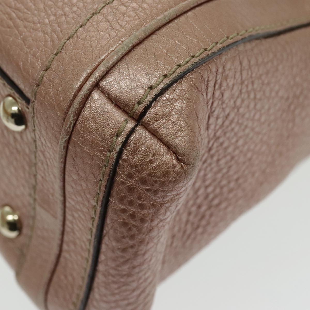 Gucci Bamboo Pink Leather Handbag