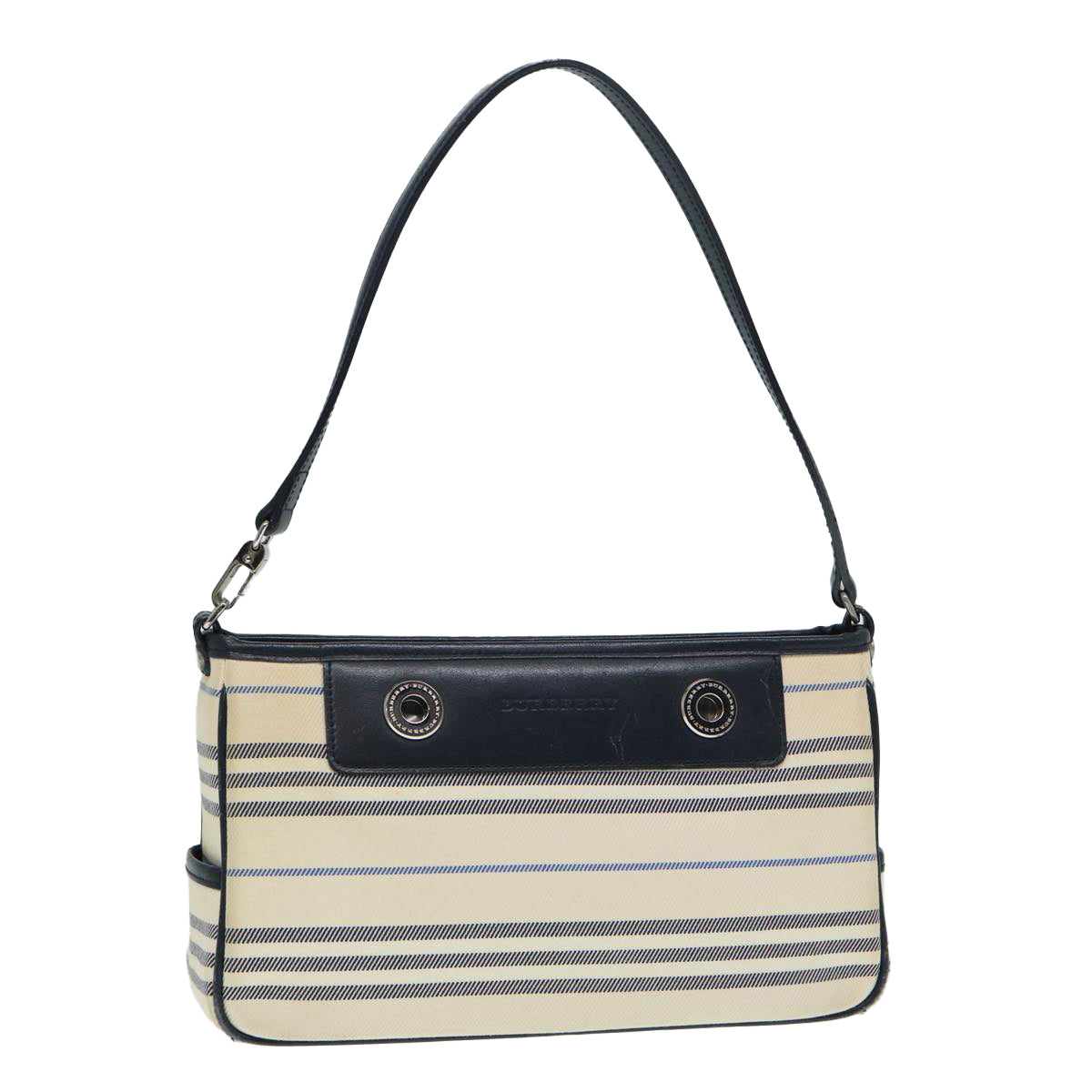 Burberry Beige Canvas Shoulder Bag