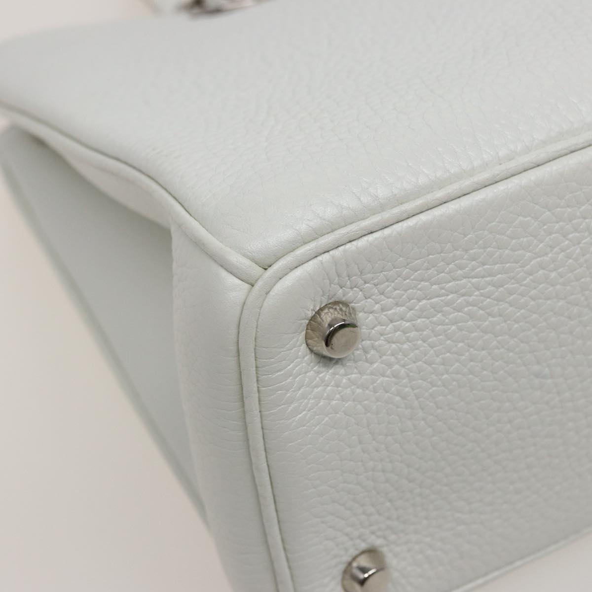 Dior Diorissimo White Leather Handbag