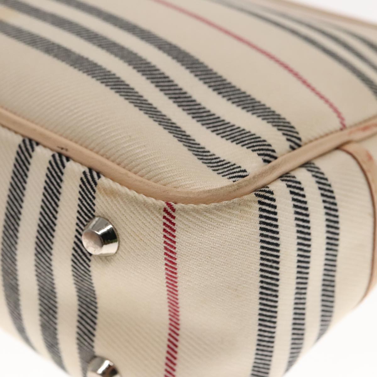 Burberry Beige Canvas Shoulder Bag
