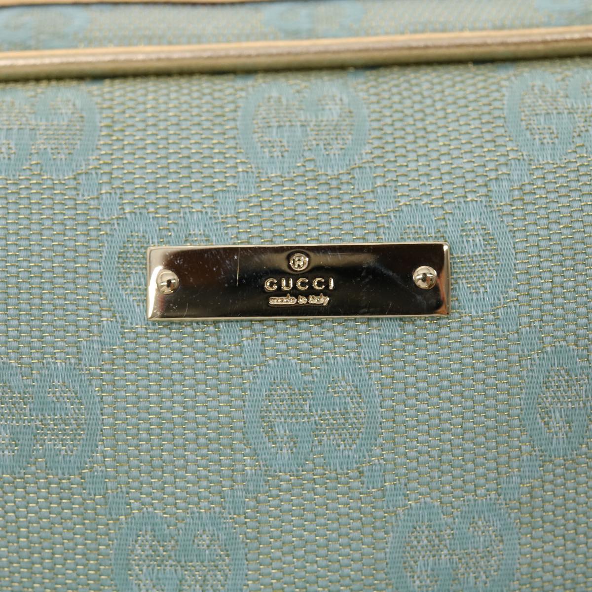 Gucci -- Blue Canvas Handbag