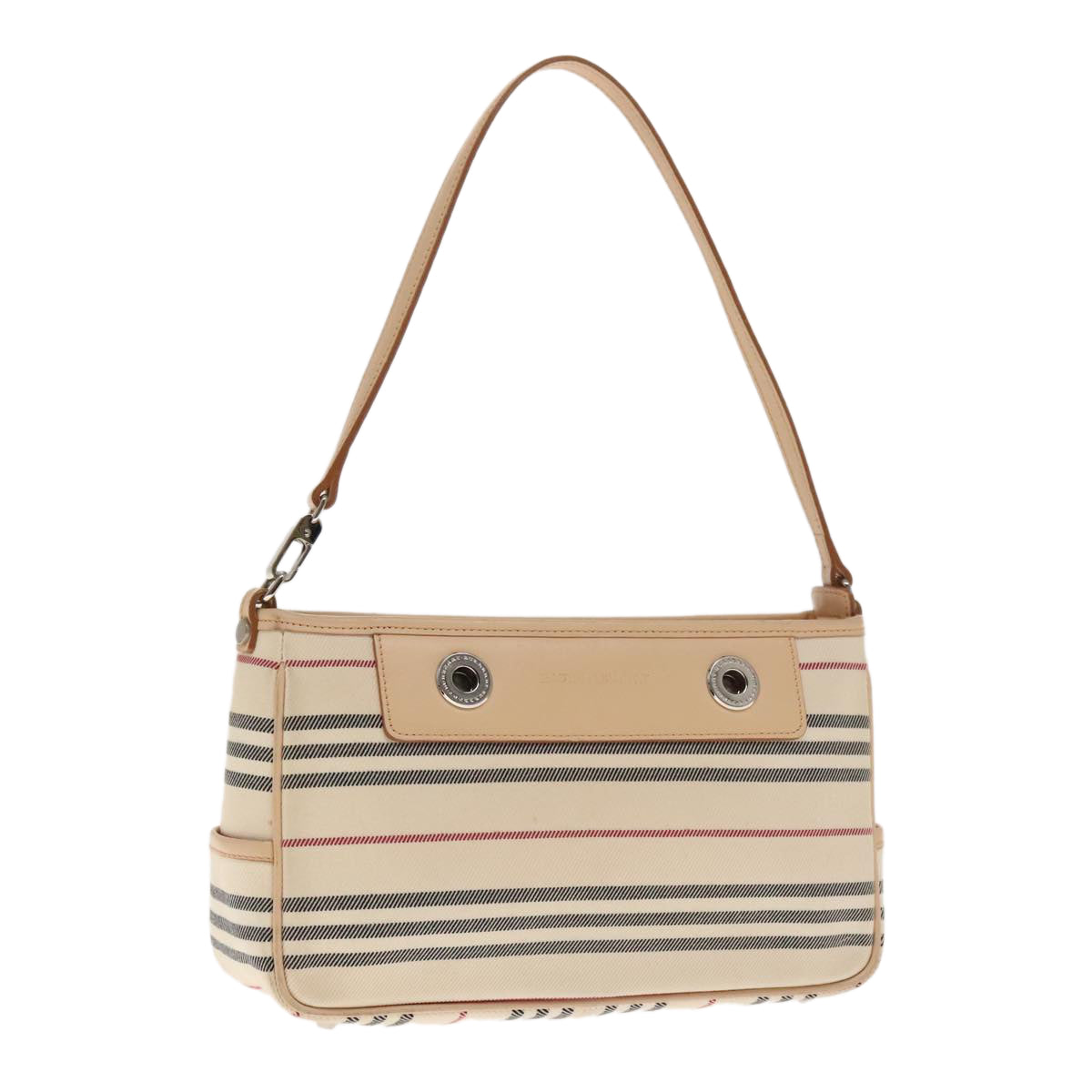 Burberry Beige Canvas Shoulder Bag