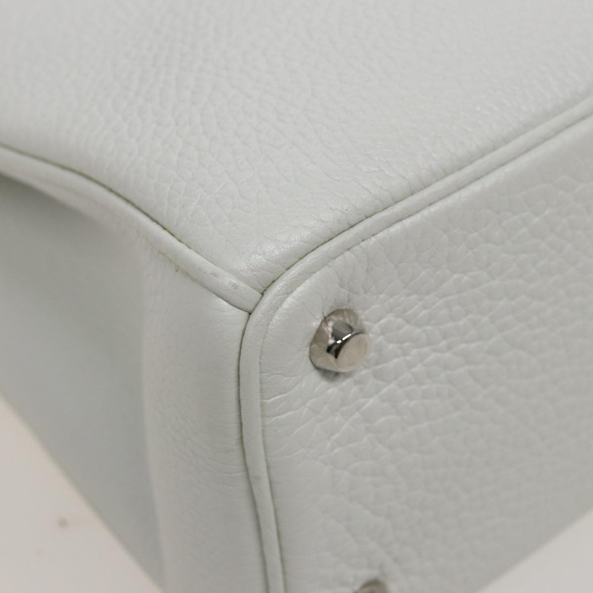 Dior Diorissimo White Leather Handbag