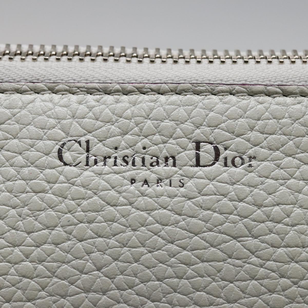 Dior Diorissimo White Leather Handbag