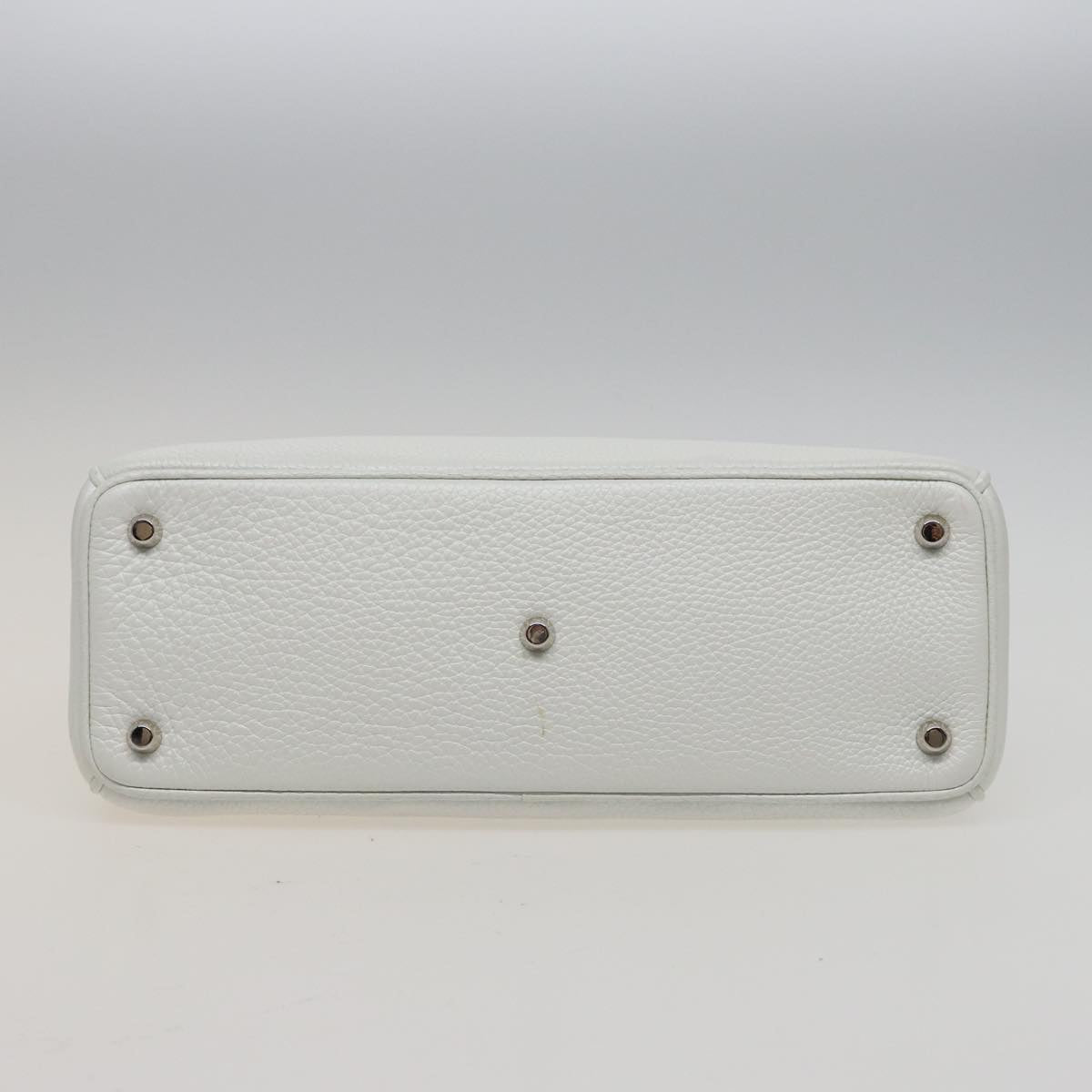 Dior Diorissimo White Leather Handbag
