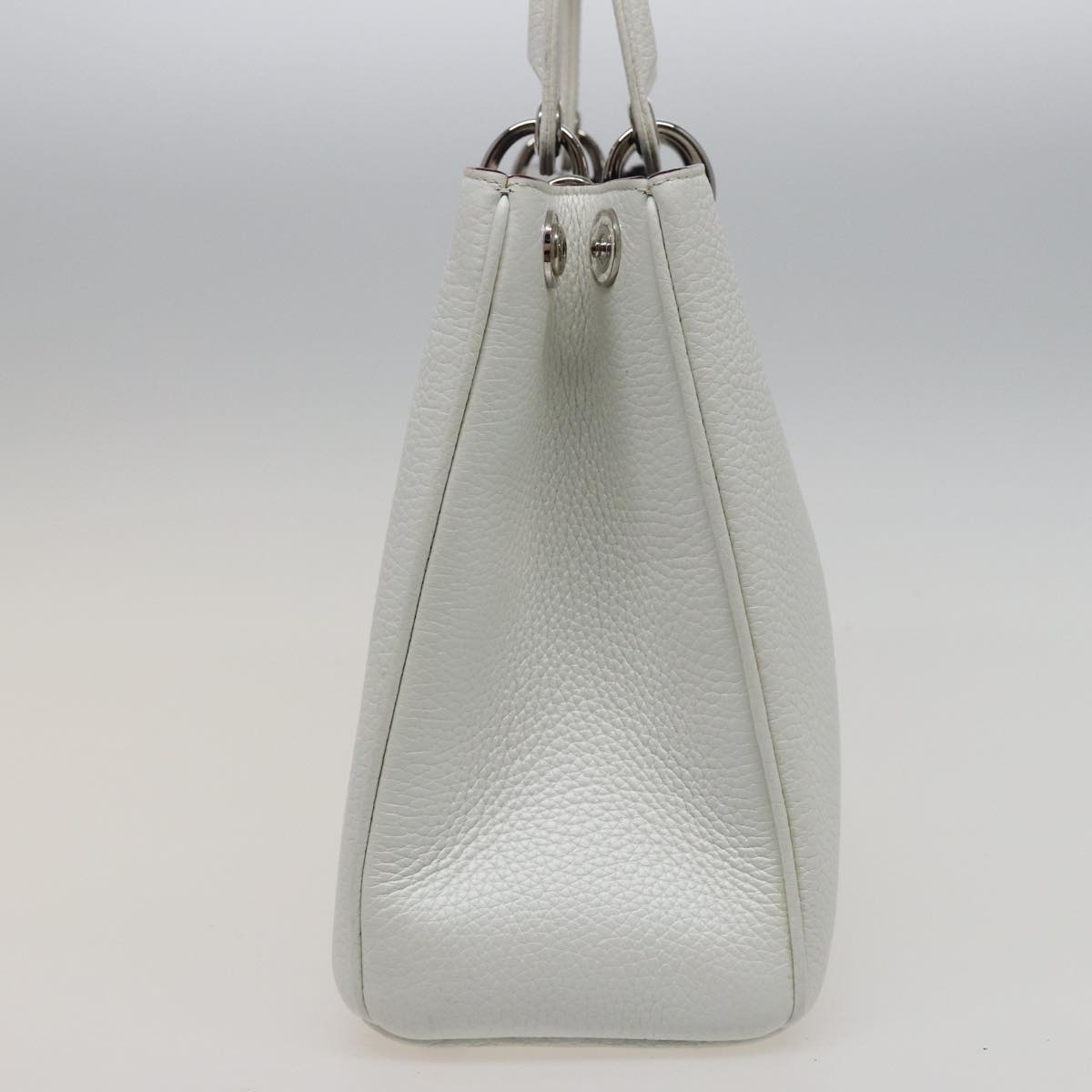 Dior Diorissimo White Leather Handbag