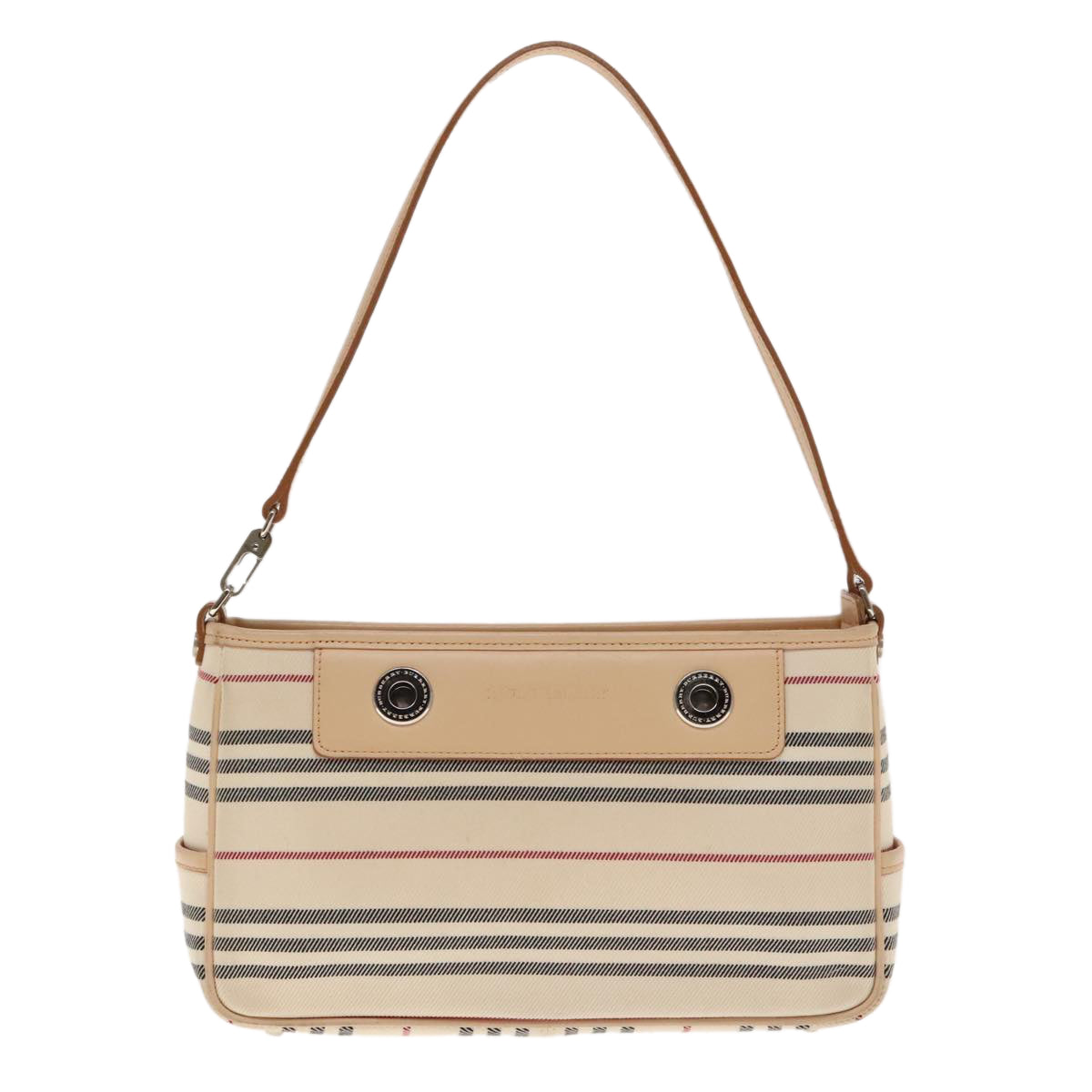 Burberry Beige Canvas Shoulder Bag