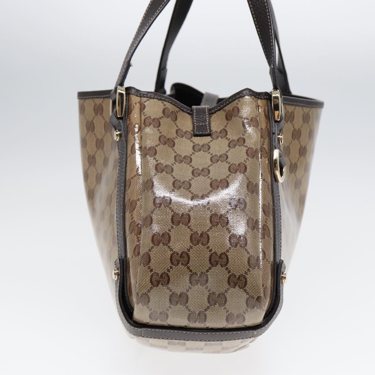 Gucci Abbey Beige Canvas Tote Bag