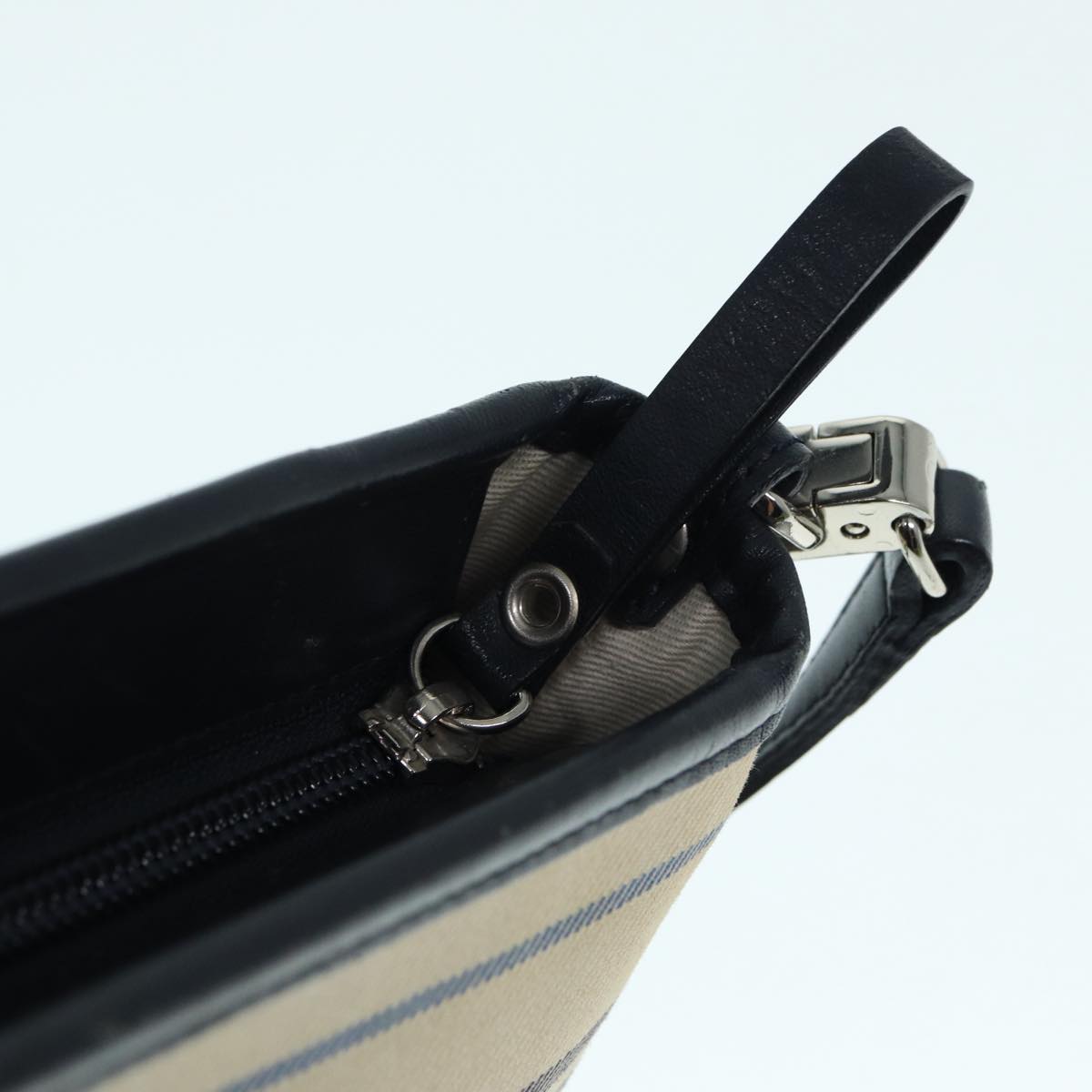Burberry Beige Canvas Shoulder Bag
