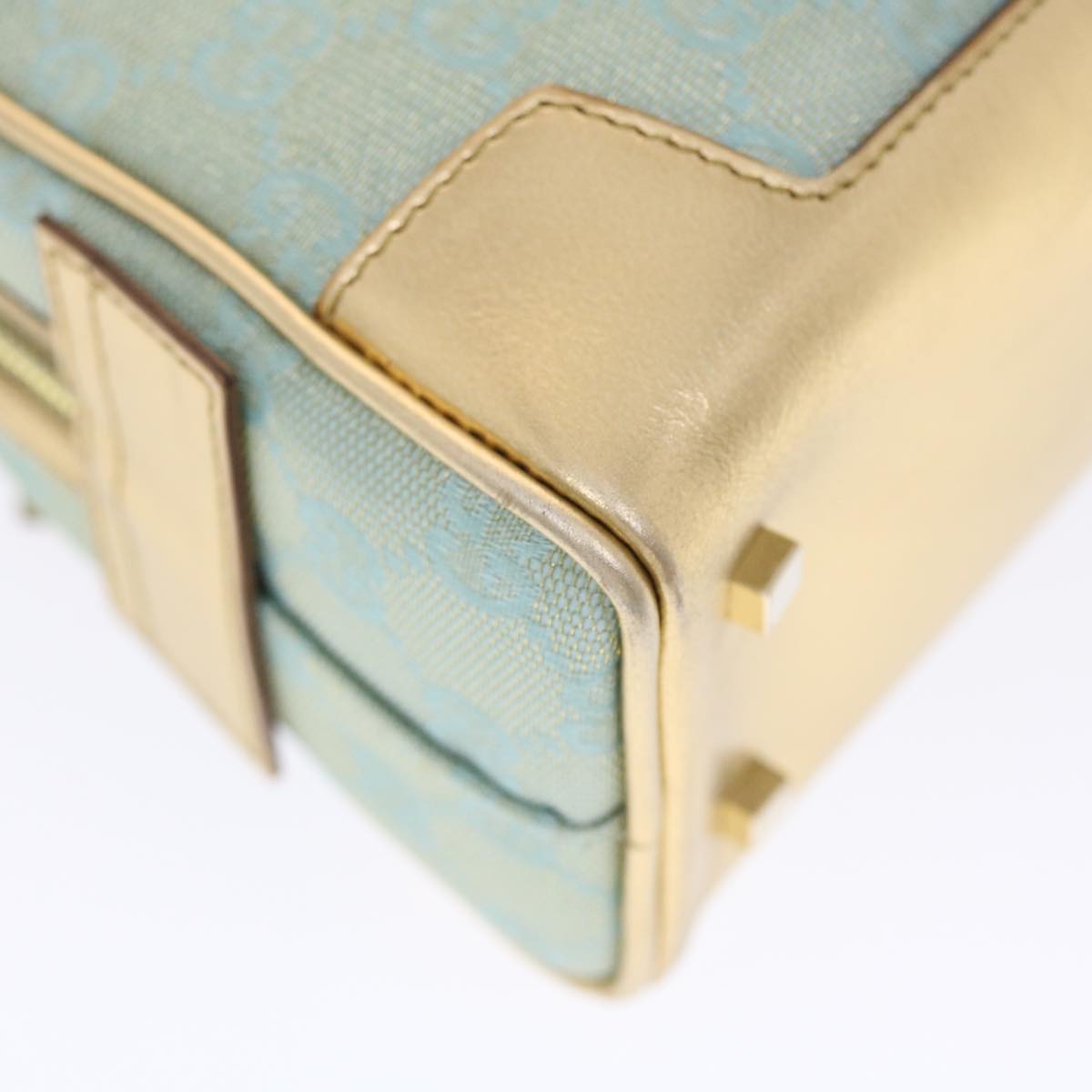 Gucci -- Blue Canvas Handbag