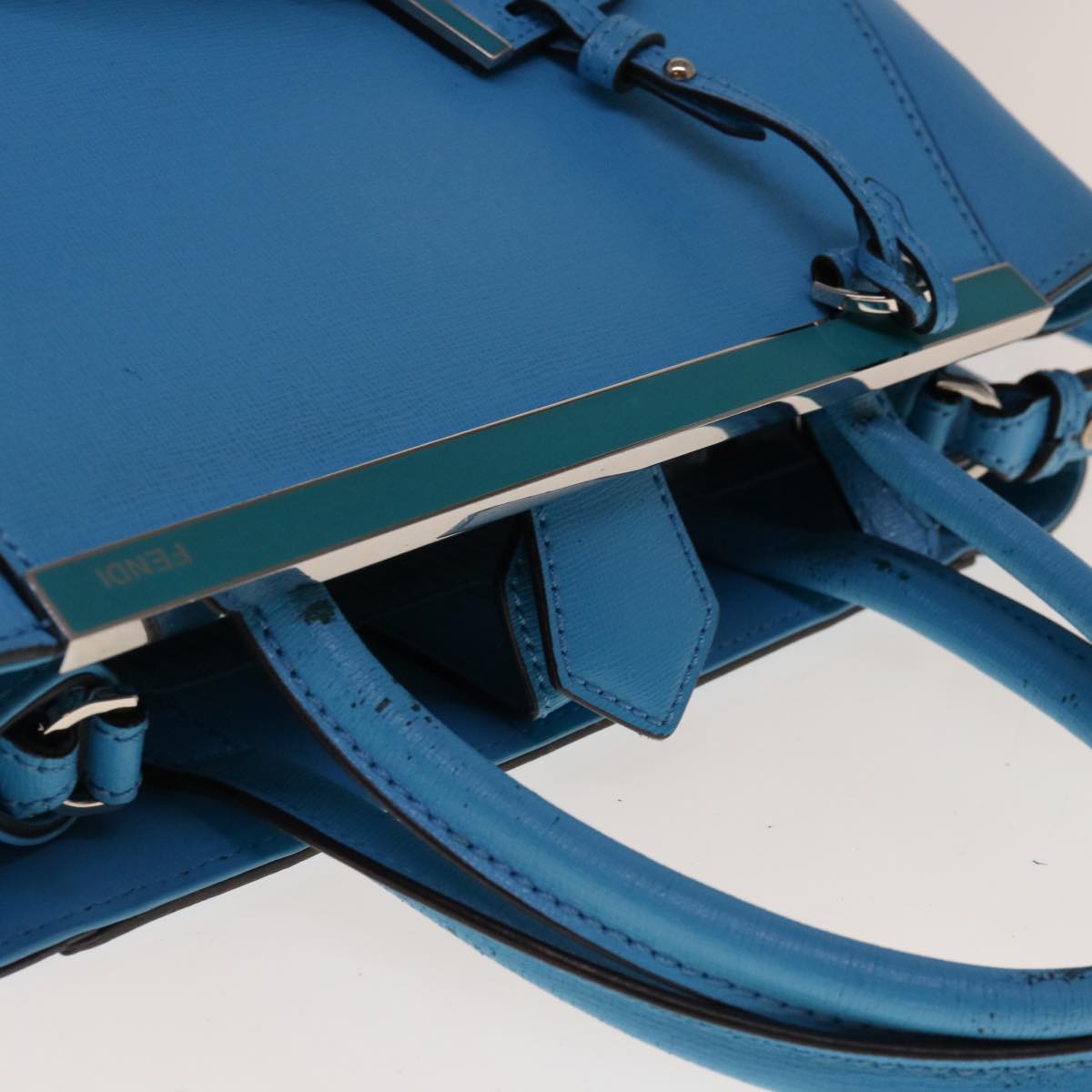 Fendi 2Jours Black Leather Handbag