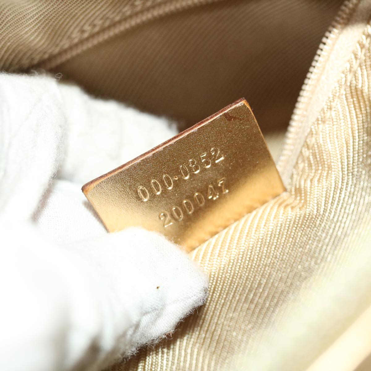 Gucci -- Blue Canvas Handbag