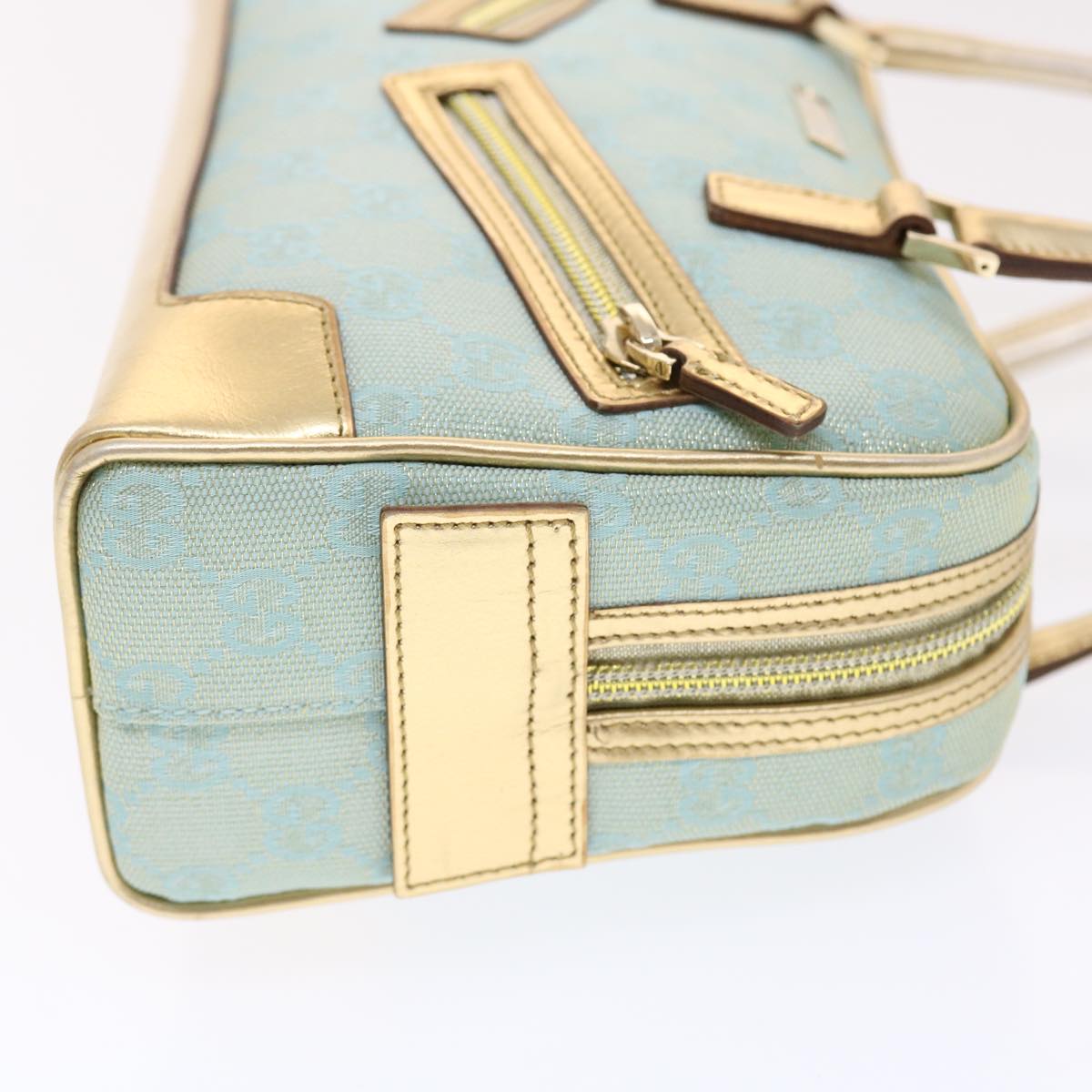 Gucci -- Blue Canvas Handbag