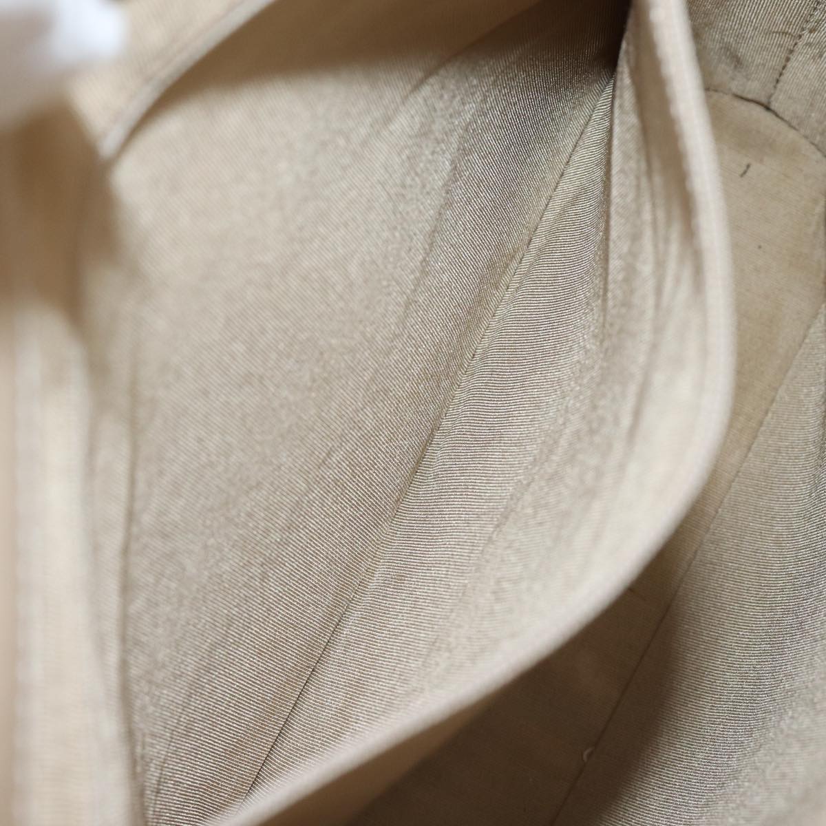 Chanel Beige Patent Leather Handbag