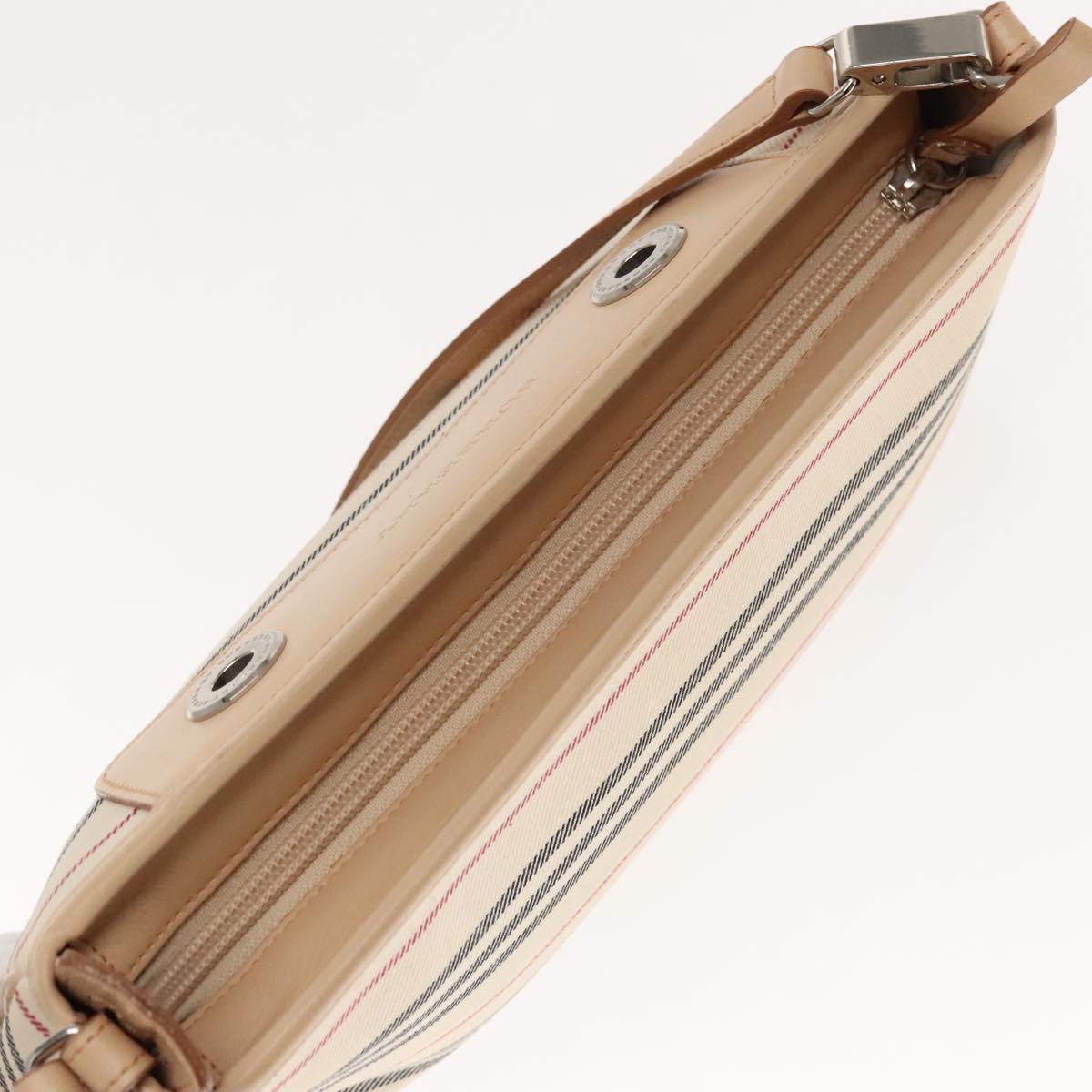 Burberry Beige Canvas Shoulder Bag