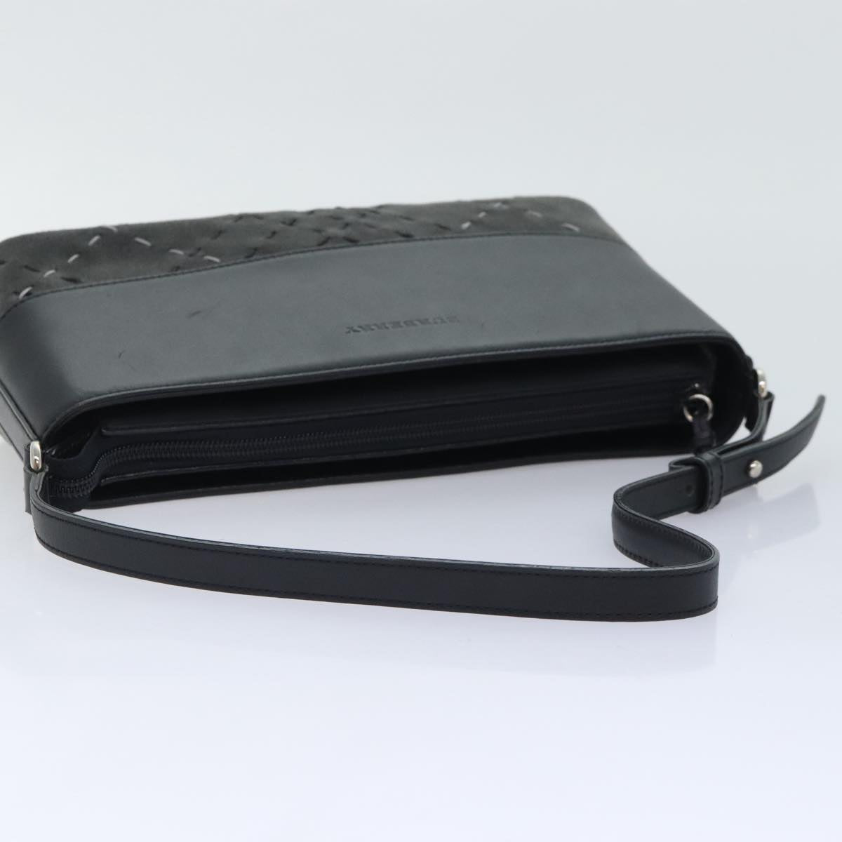 Burberry Black Leather Shoulder Bag