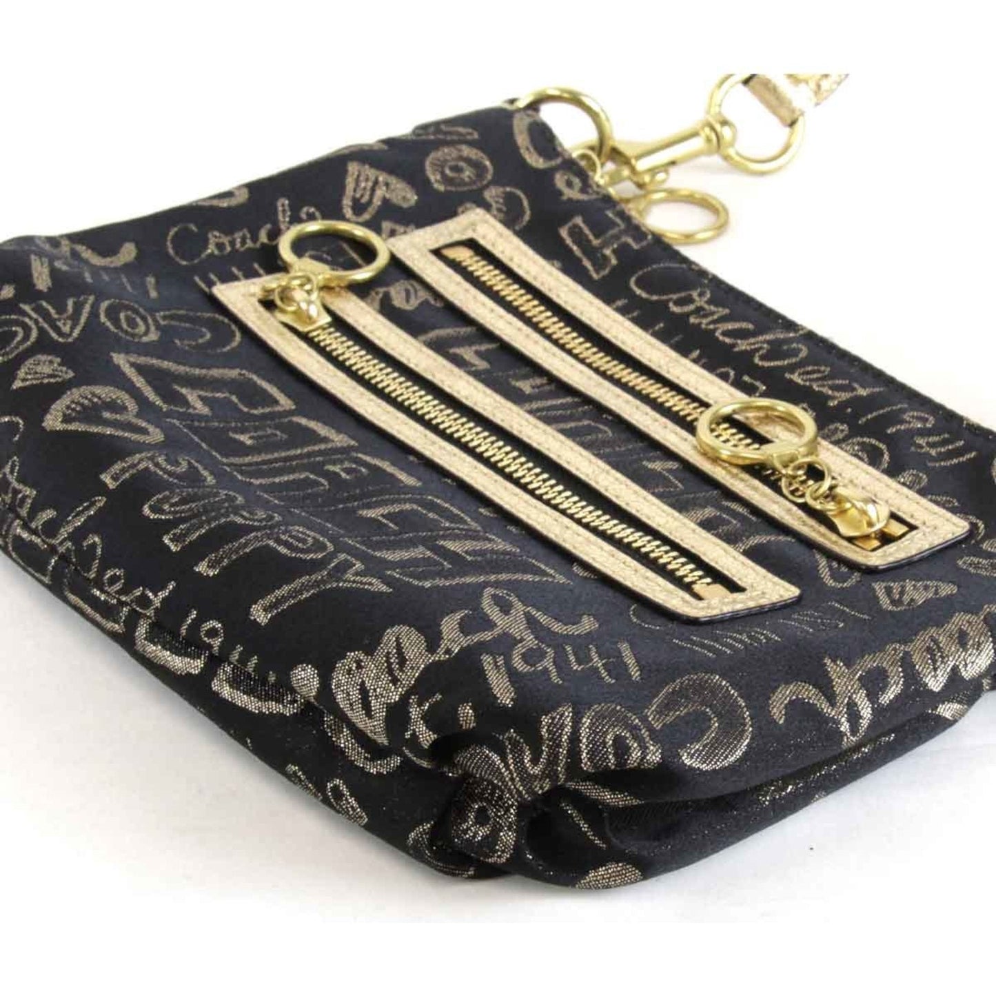 Coach Black Canvas Shoulder Bag