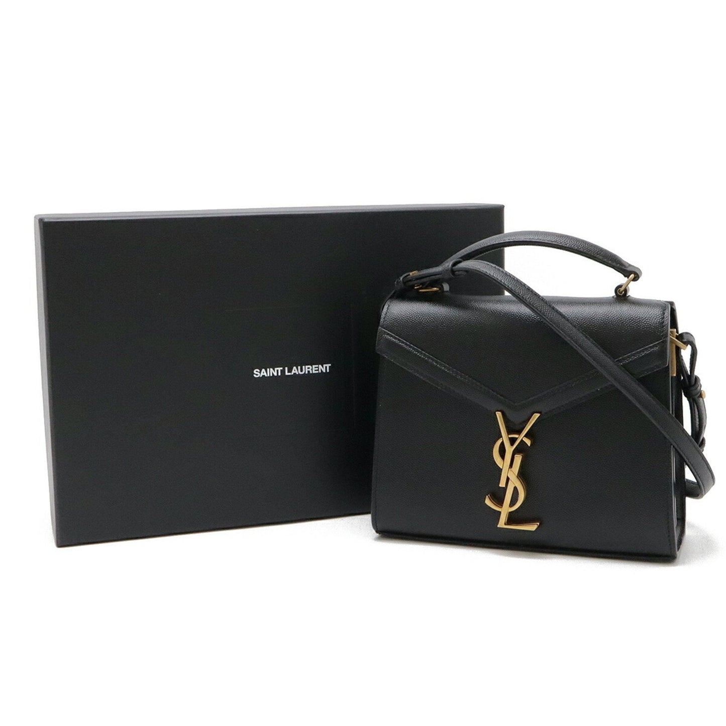 Yves Saint Laurent Black Leather Handbag