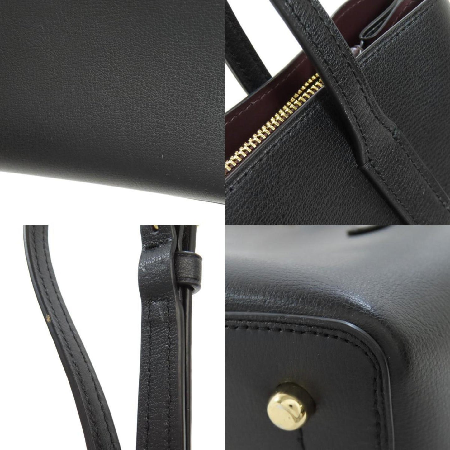 Coach Black Leather Handbag