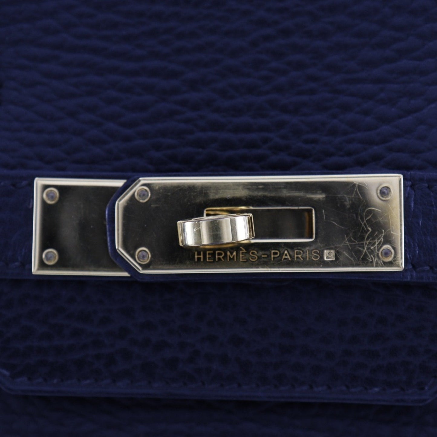 Hermes Black Ardennes Leather Handbag