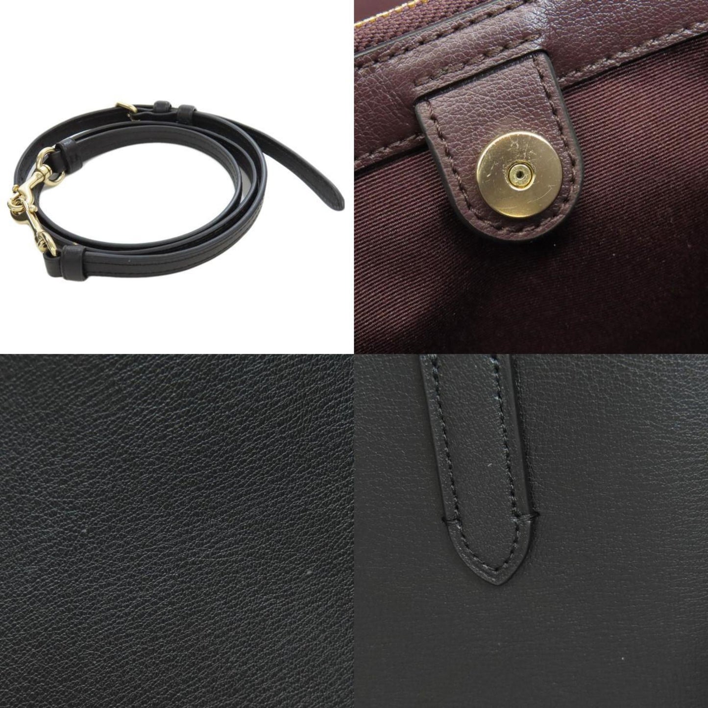 Coach Black Leather Handbag