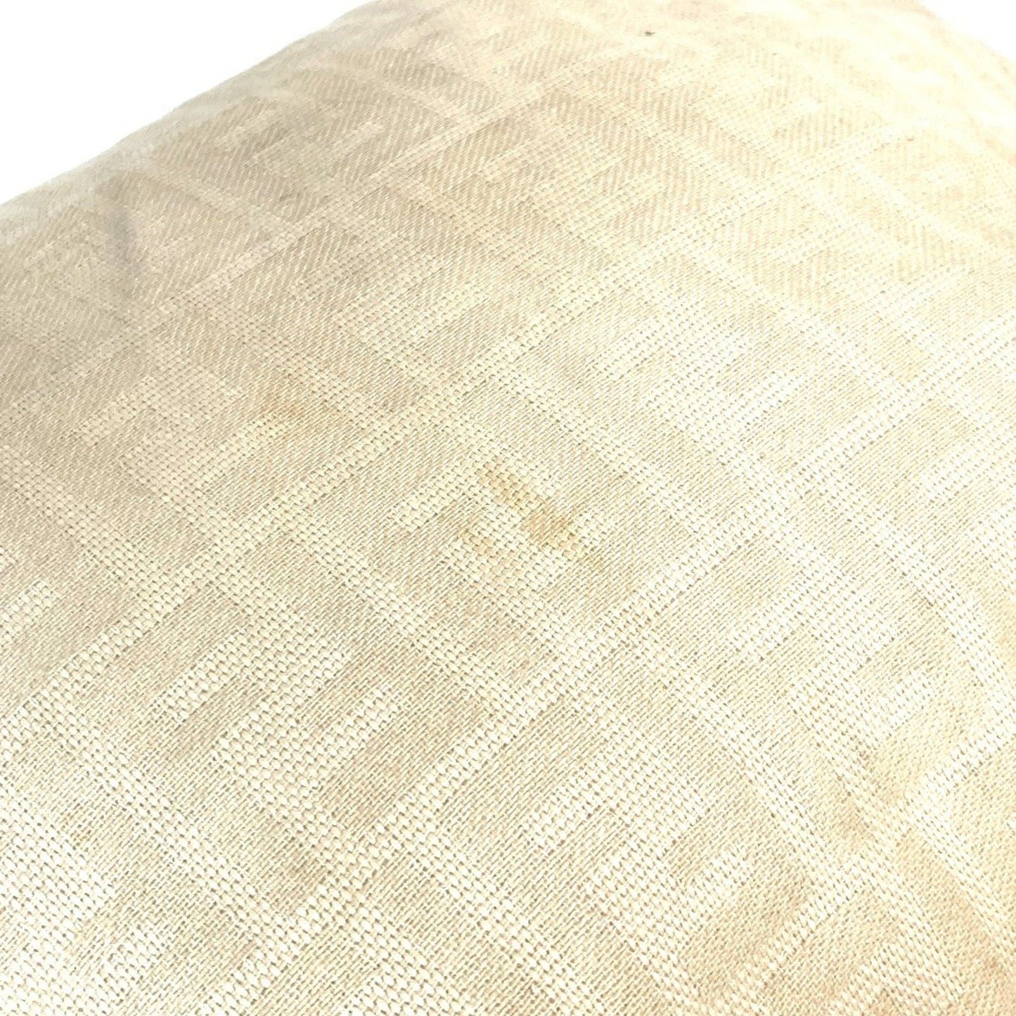 Fendi Beige Canvas Leather Shoulder Bag