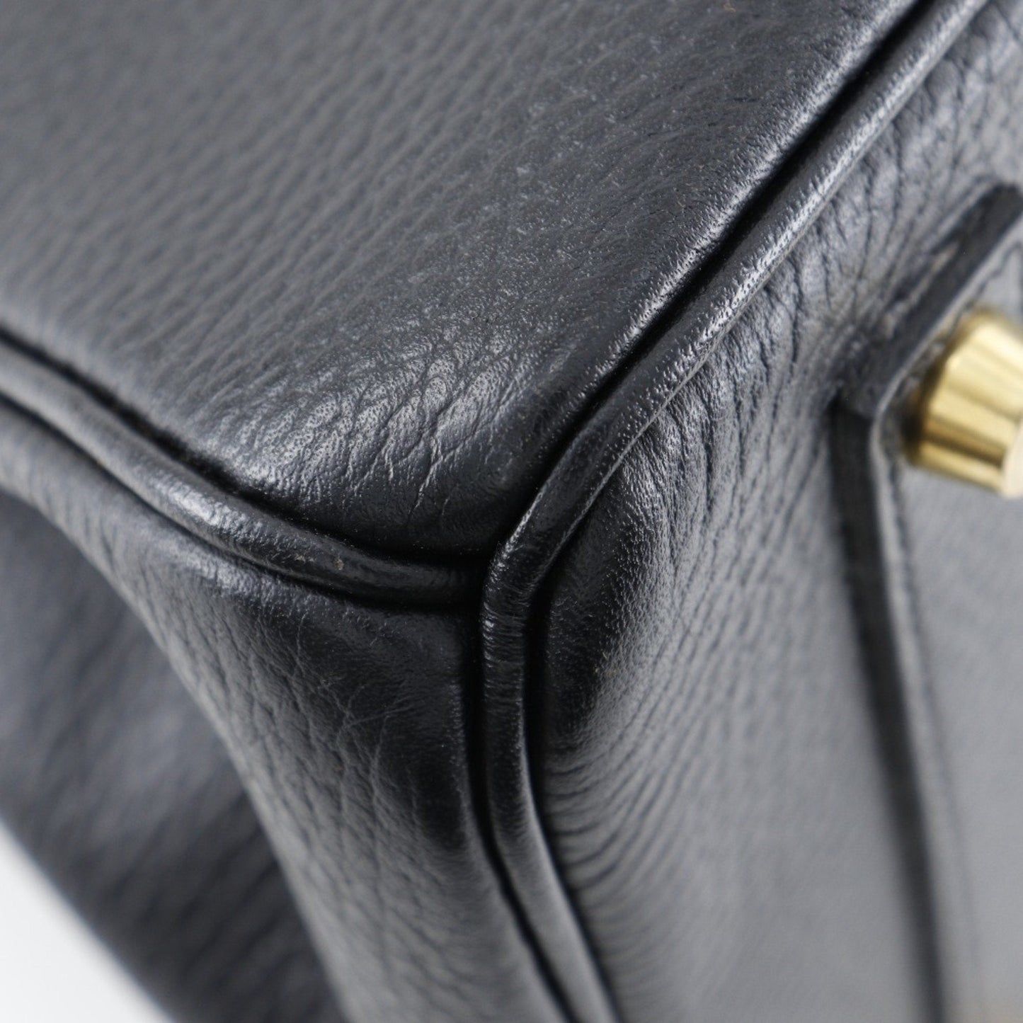 Hermes Black Ardennes Leather Handbag